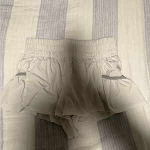 FP Movement by Free People Cream Athletic Shorts